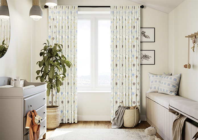 Balloon Festival, Skyline - Made to Measure Curtains - Image 3